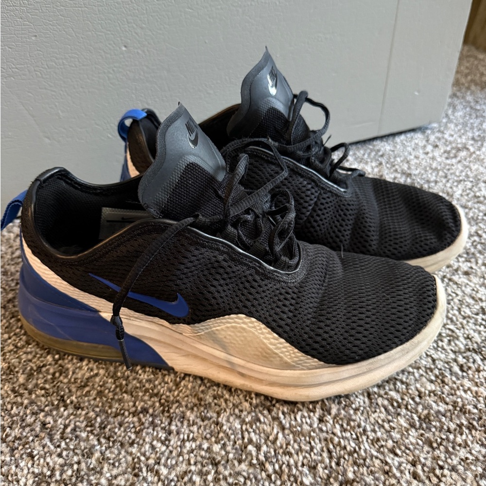 Men’s Nike Air Max Black and White Athletic Shoe